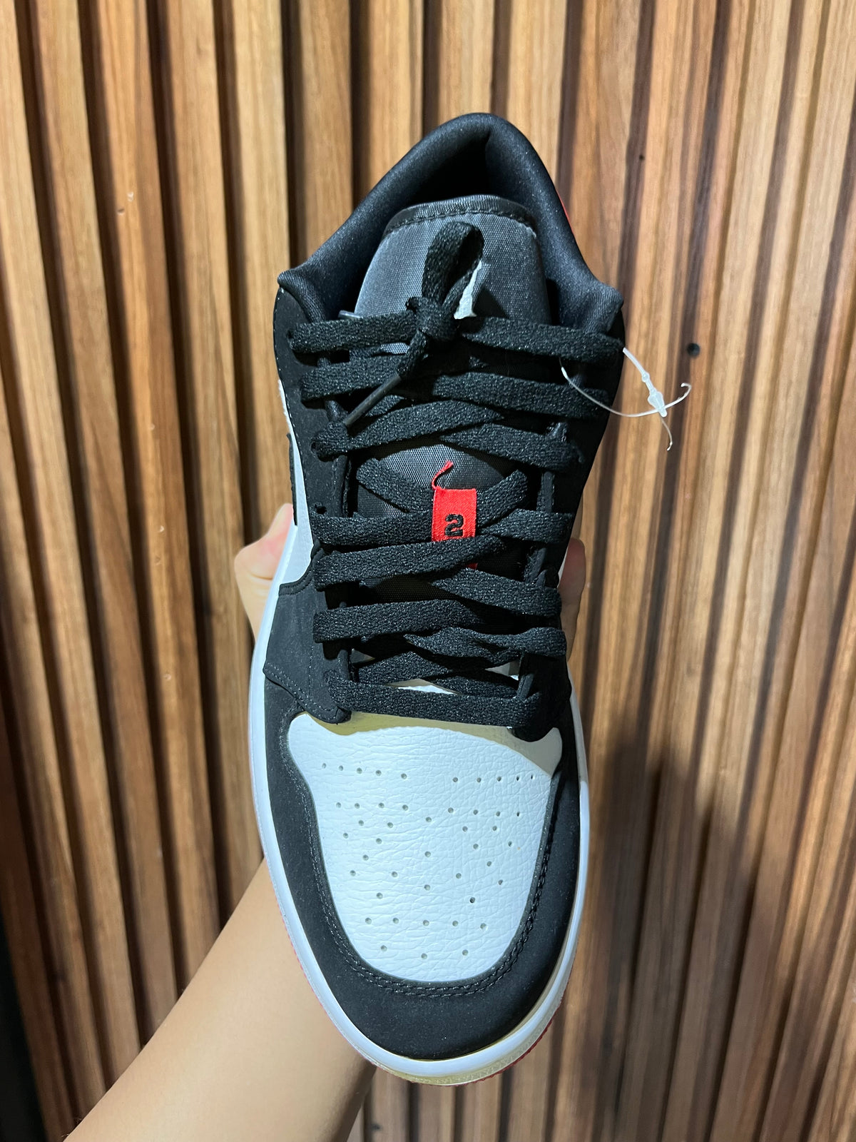Tenis Air Jordan 1 Low SE Black Toe