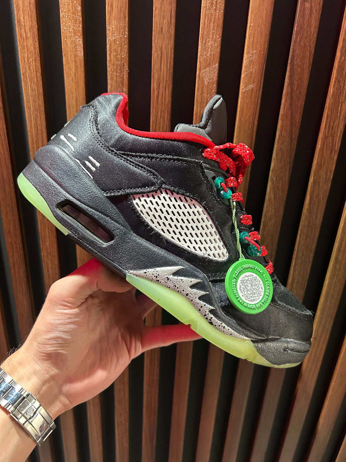 TENIS AIR JORDAN 5 RETRO LOW X CLOT CLASSIC JADE