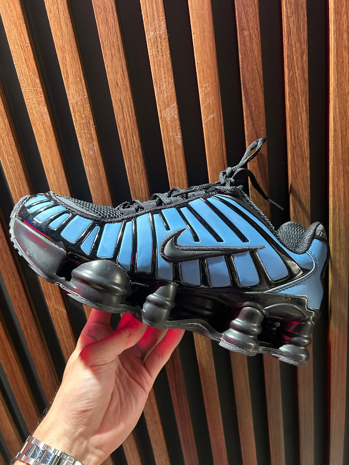 TENIS NIKE SHOX TL BLACK RACER BLUE
