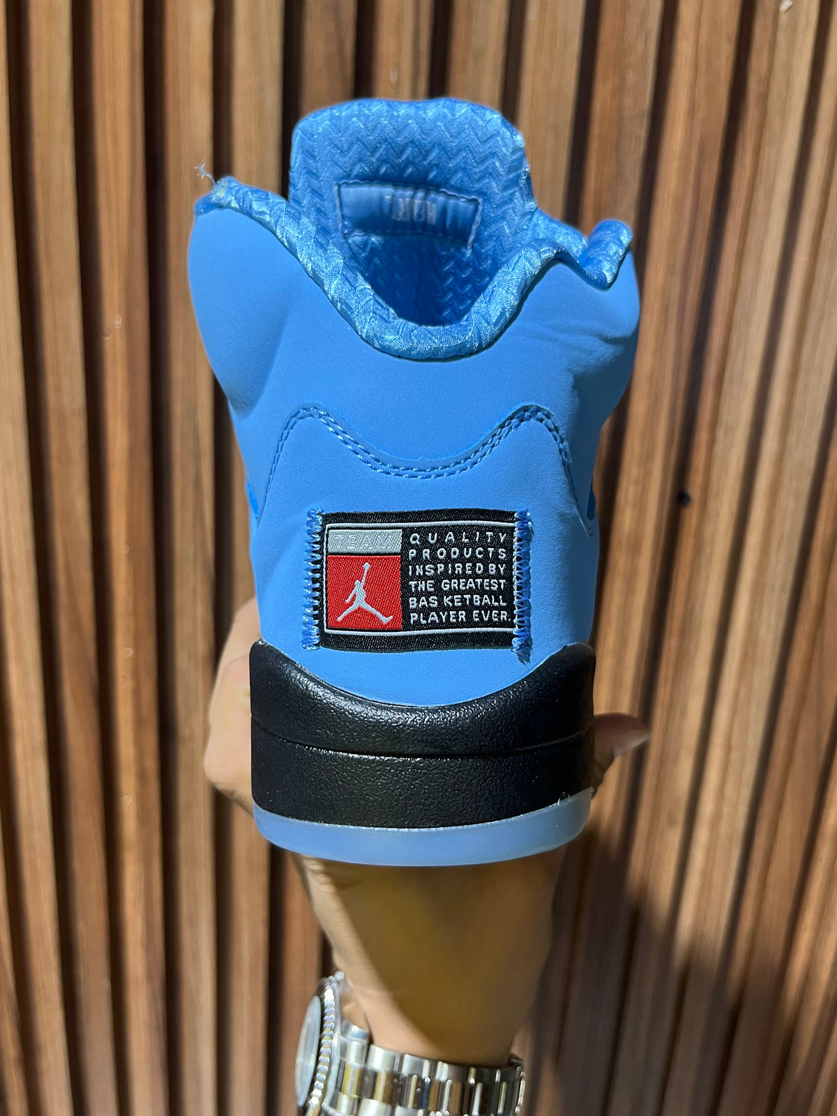 Tenis Air Jordan 5 Retro University Blue