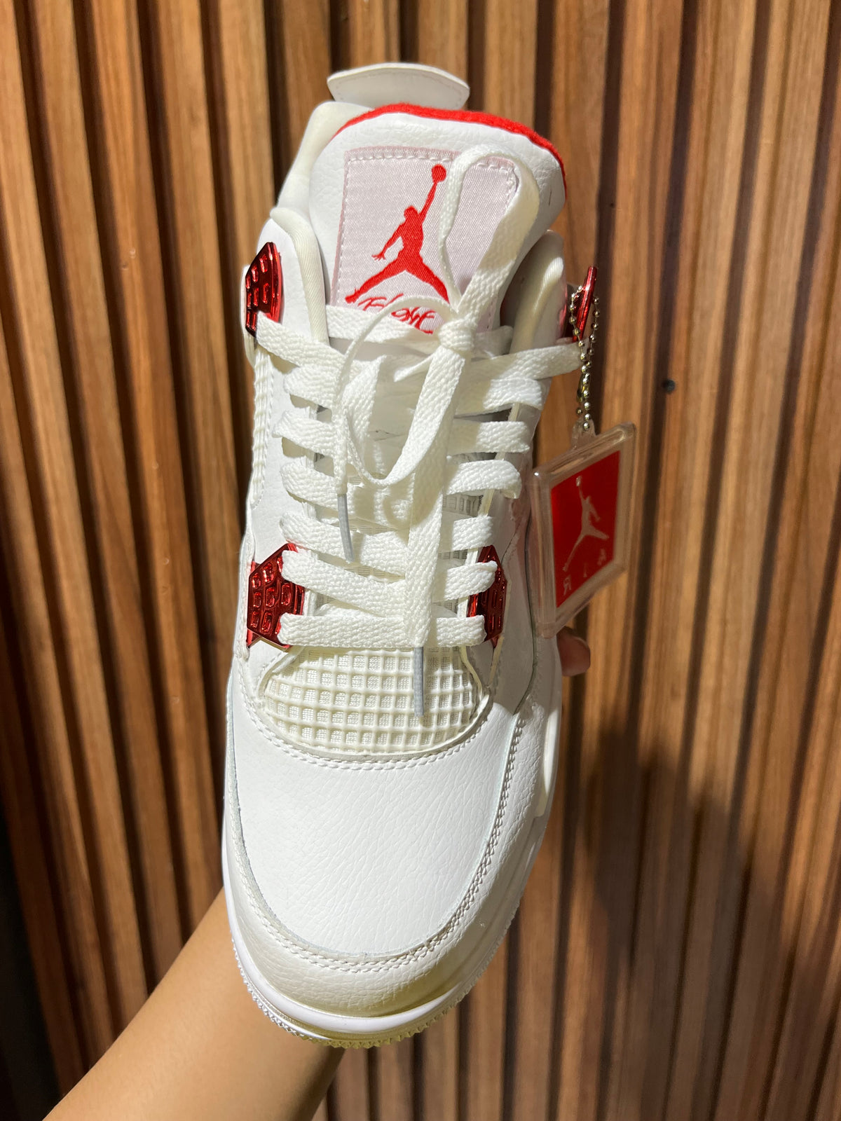 Tenis Air Jordan 4 Retro Metallic Red