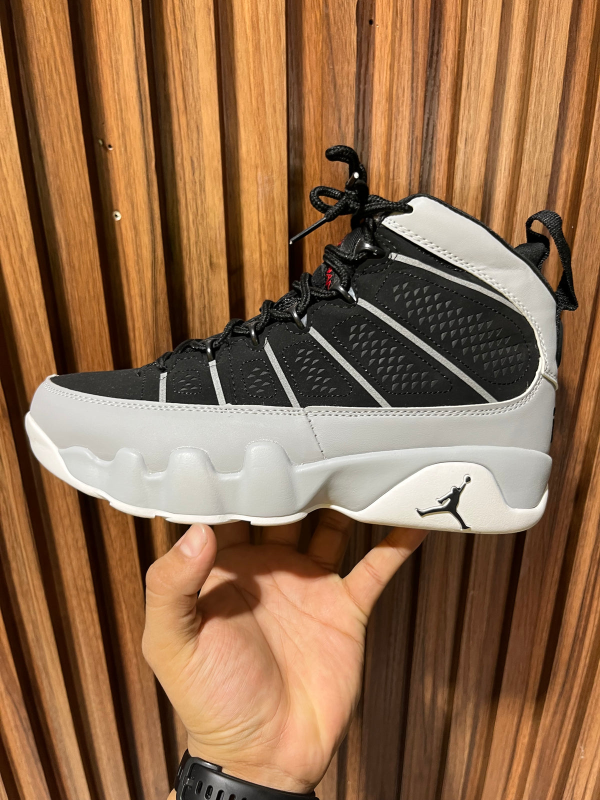 tenis Air Jordan 9 Retro Particle Grey