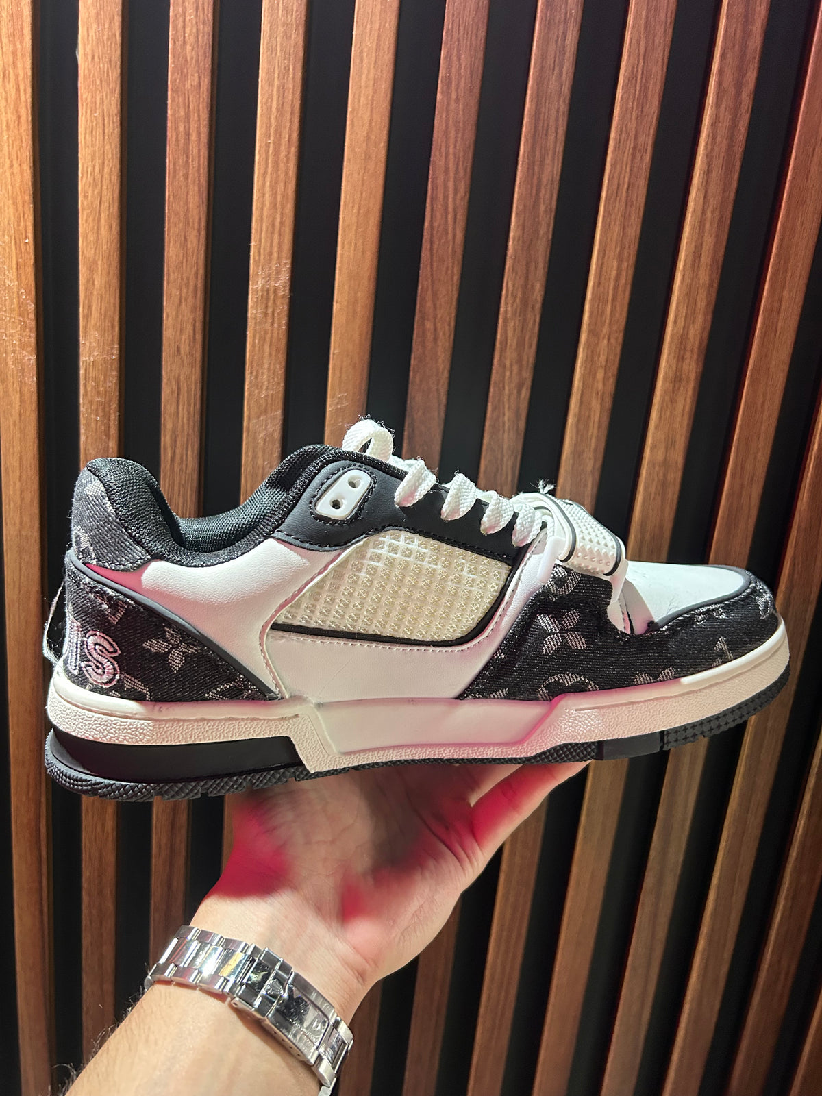 TENIS LOUIS VUITTON LV TRAINER MONOGRAM DENIM