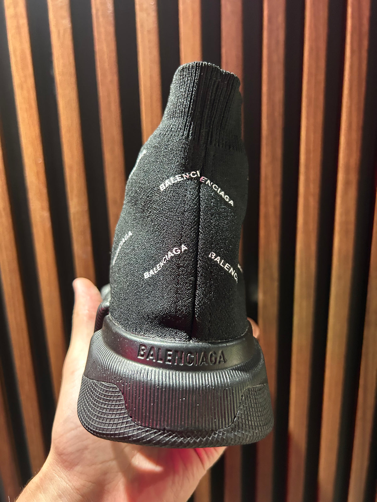 BOTAS BALENCIAGA SPEED 2.0 ALL OVER LOGO