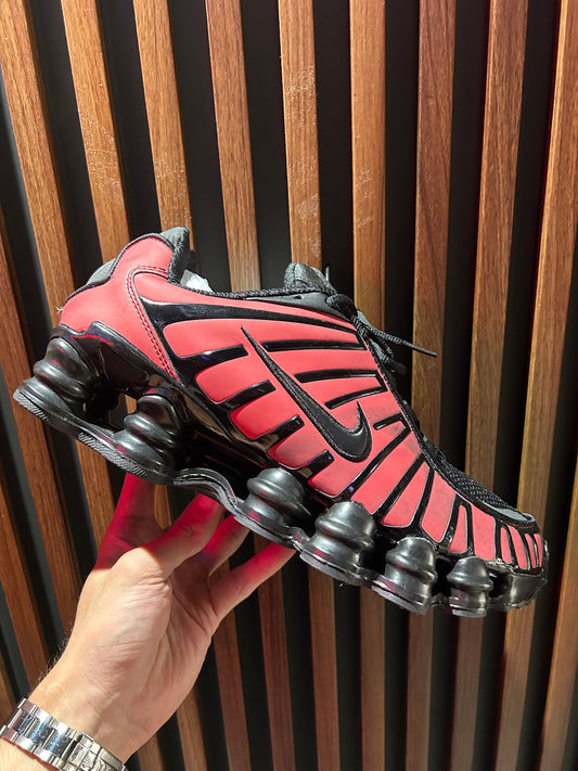 TENIS NIKE SHOX TL BLACK UNIVERSITY RED