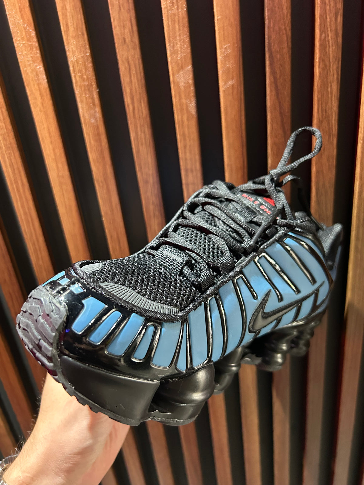 TENIS NIKE SHOX TL BLACK RACER BLUE