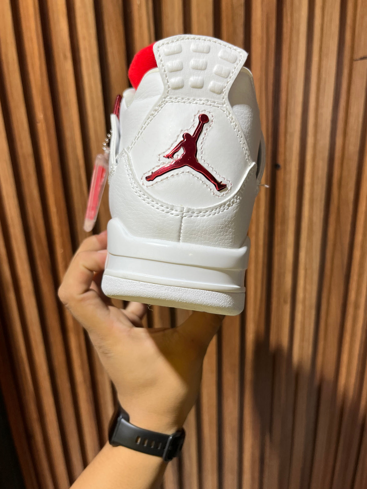 Tenis Air Jordan 4 Retro Metallic Red