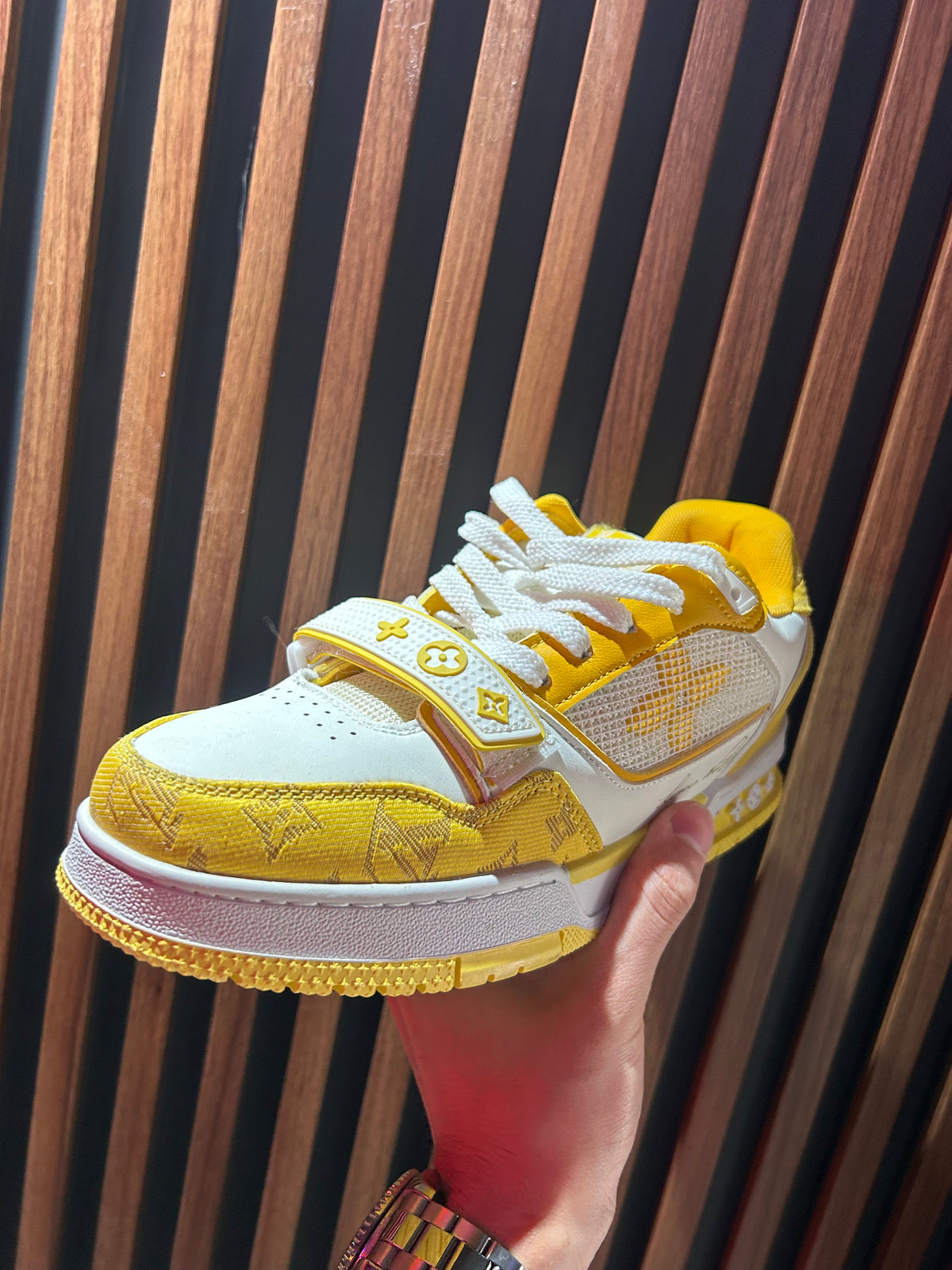TENIS LOUIS VUITTON TRAINER MONOGRAM DENIM