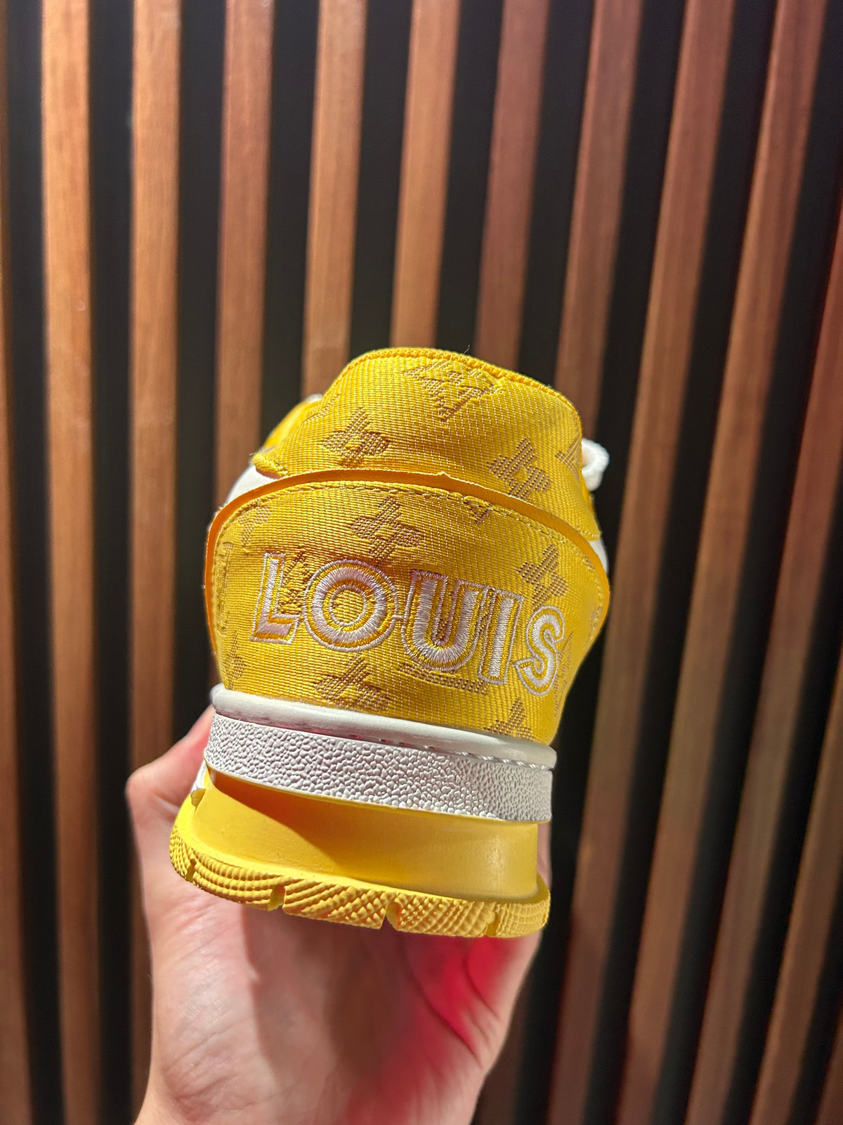 TENIS LOUIS VUITTON TRAINER MONOGRAM DENIM