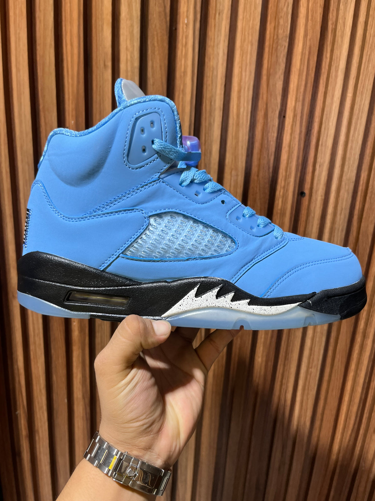 Tenis Air Jordan 5 Retro University Blue
