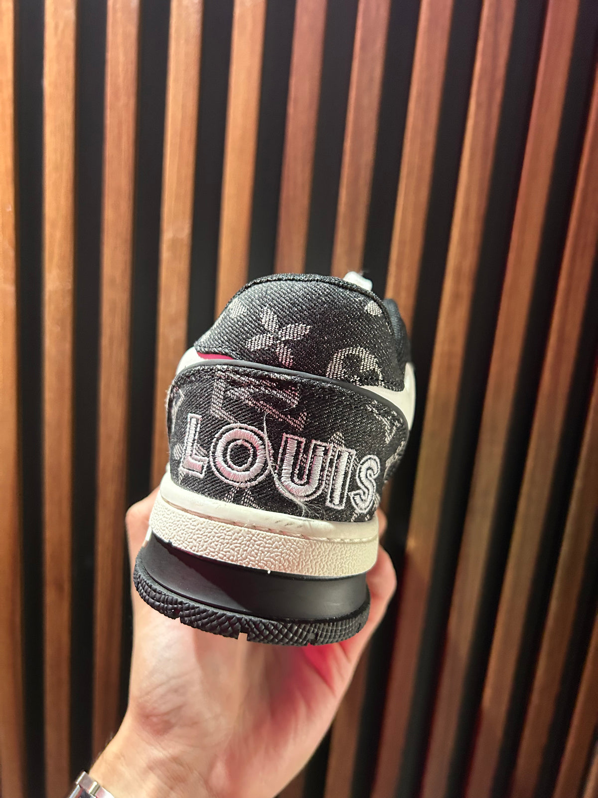 TENIS LOUIS VUITTON LV TRAINER MONOGRAM DENIM