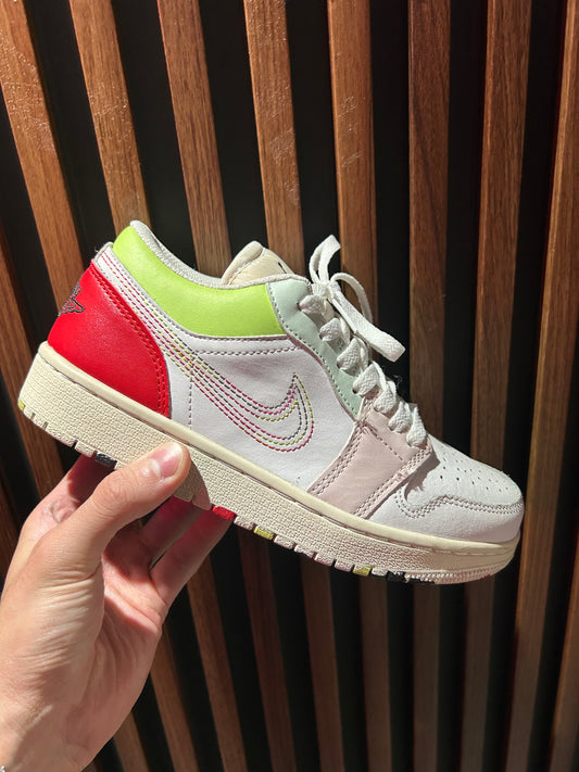 TENIS NIKE AIR JORDAN 1 LOW GLOW IN THE DARK