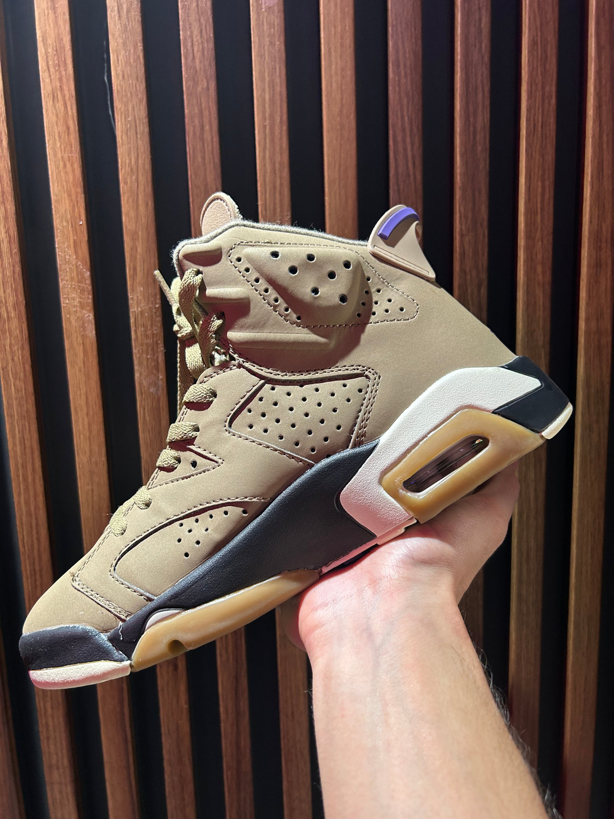 TENIS AIR JORDAN 6 RETRO GORE TEX BROWN KELP