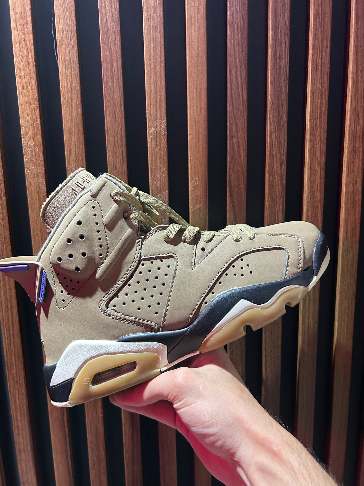 TENIS AIR JORDAN 6 RETRO GORE TEX BROWN KELP