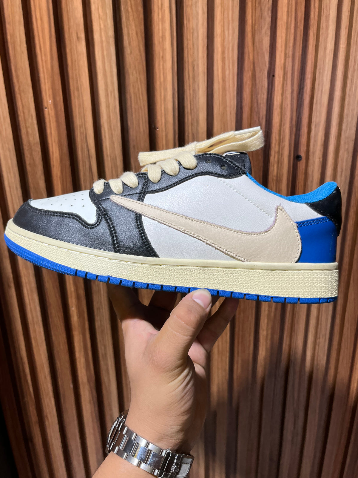 Tenis Air Jordan 1 Low OG SP x Fragment Design x Travis Scott