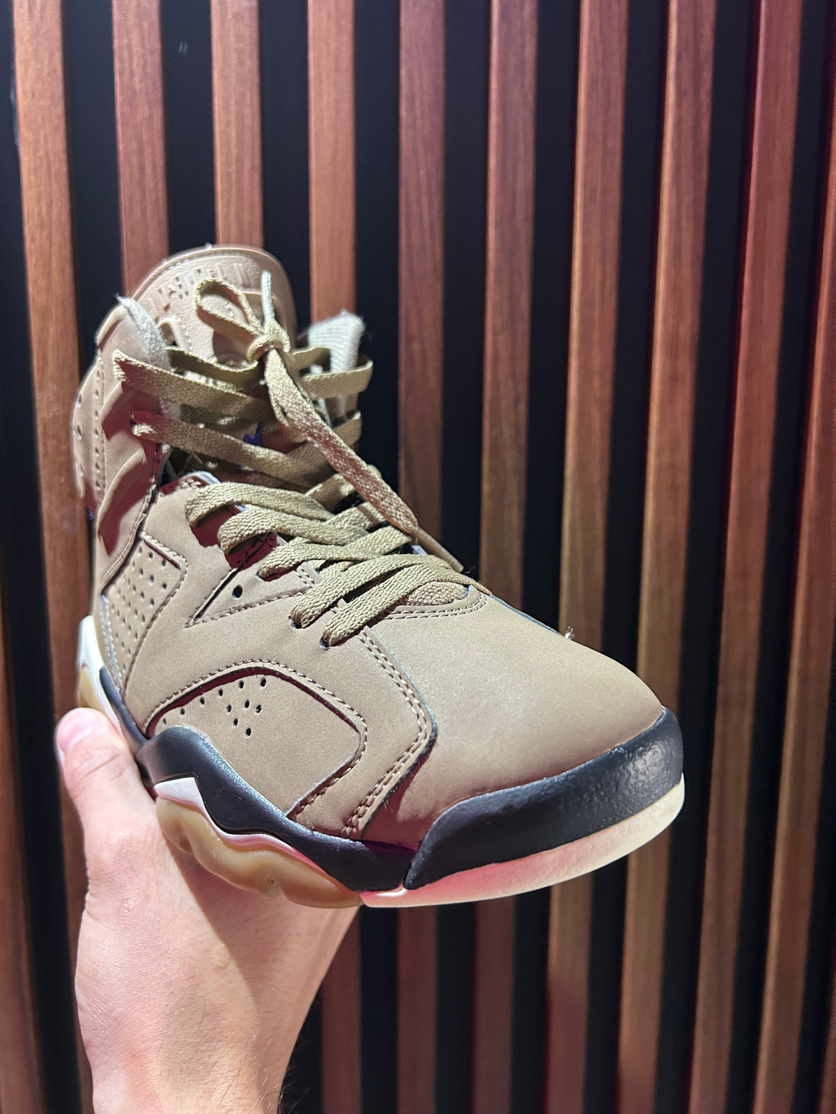 TENIS AIR JORDAN 6 RETRO GORE TEX BROWN KELP