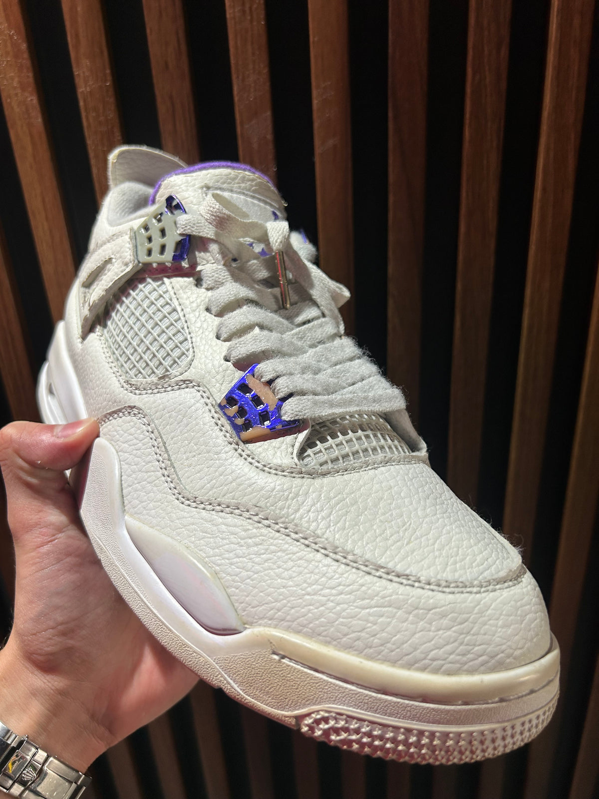 TENIS AIR JORDAN 4 RETRO METALLIC PURPLE