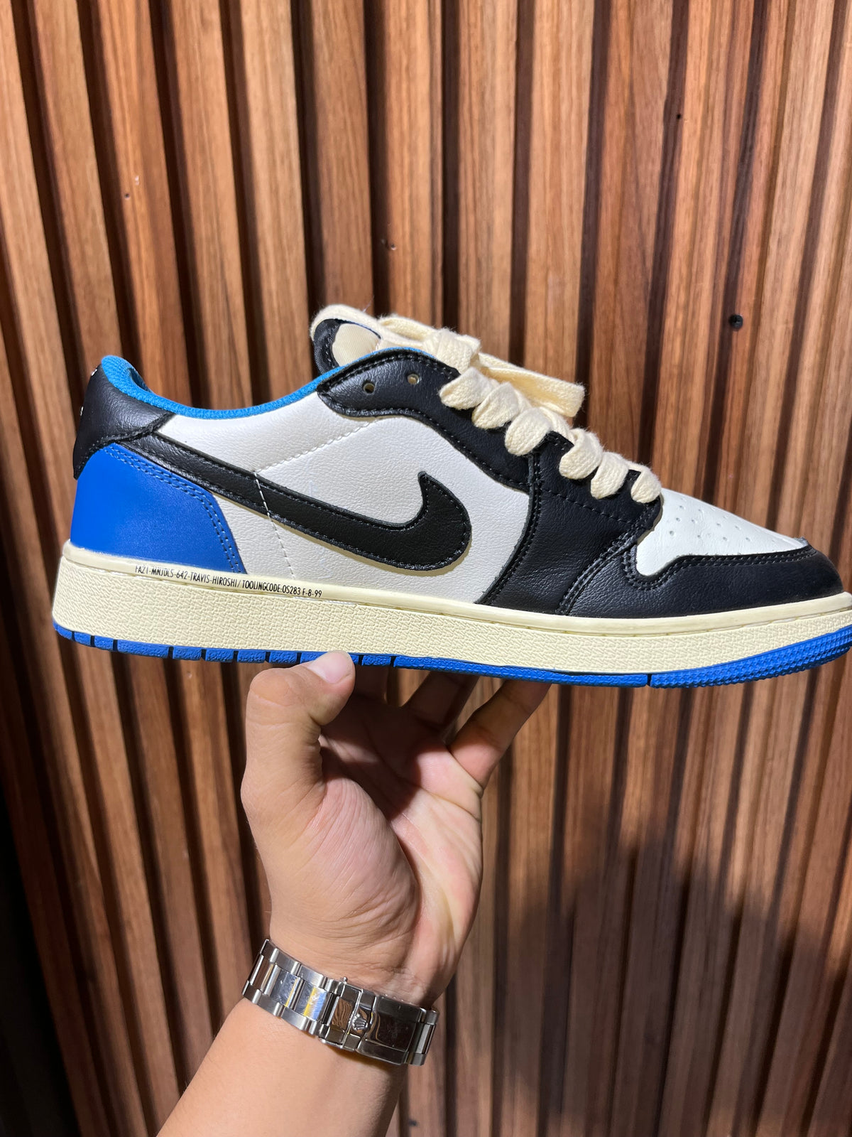 Tenis Air Jordan 1 Low OG SP x Fragment Design x Travis Scott