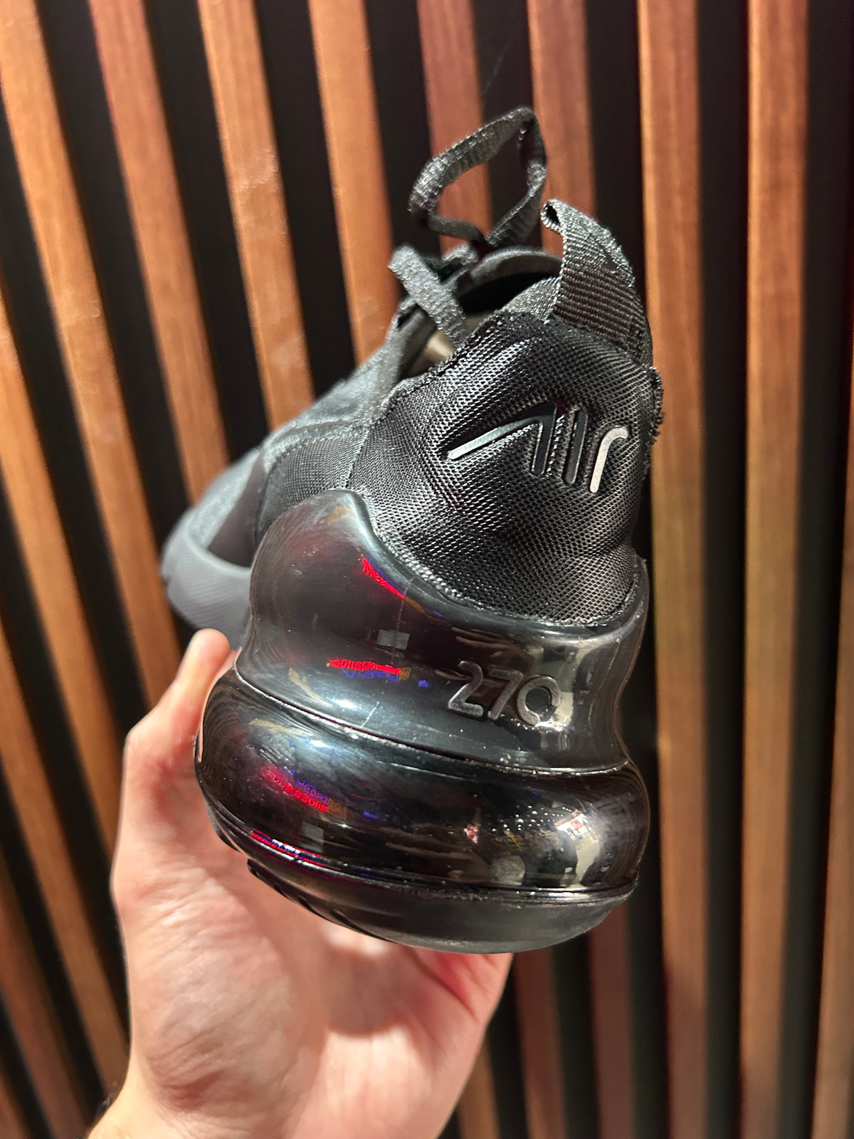 TENIS NIKE AIR MAX 270 TRIPLE BLACK