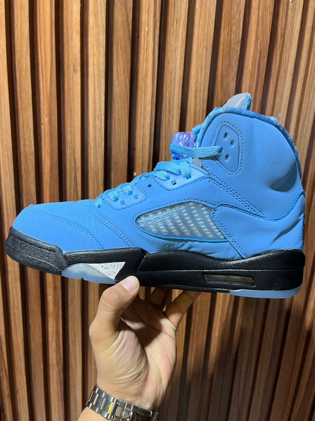 Tenis Air Jordan 5 Retro University Blue