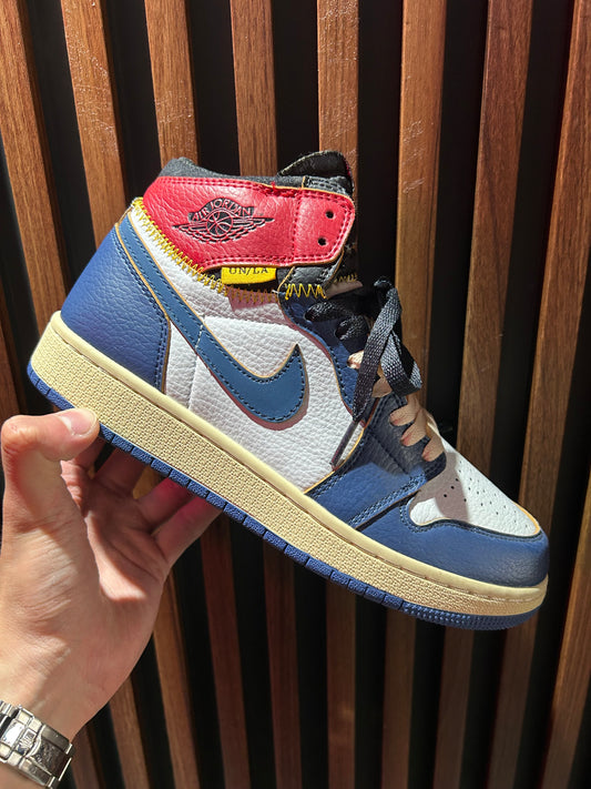 TENIS NIKE AIR JORDAN 1 RETRO HIGH OG X UNIÓN LA STORM BLUE