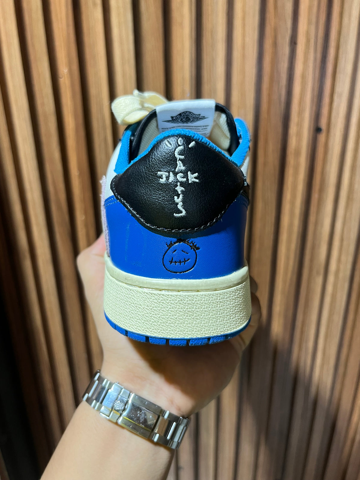 Tenis Air Jordan 1 Low OG SP x Fragment Design x Travis Scott