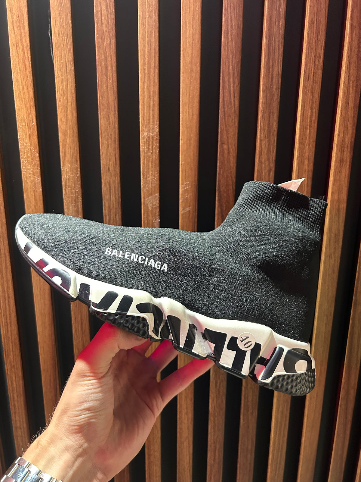 BOTAS BALENCIAGA SPEED GRAFITI
