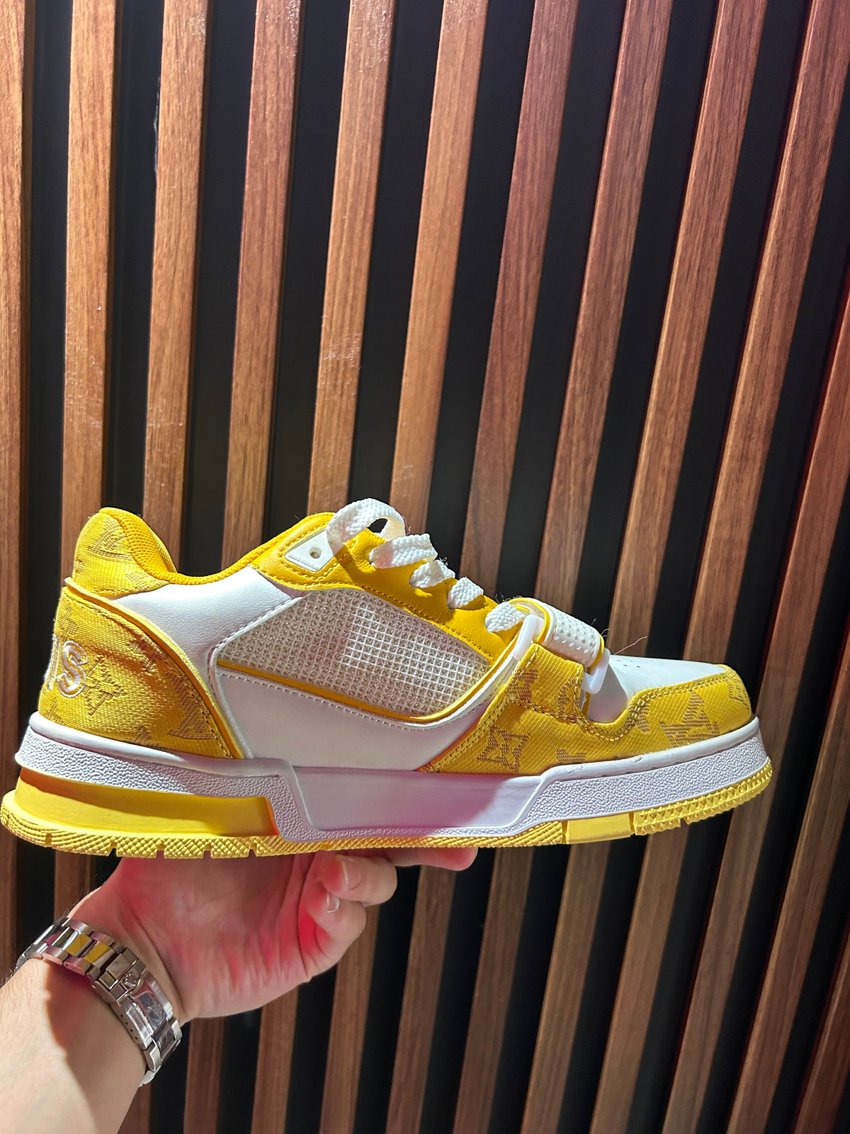 TENIS LOUIS VUITTON TRAINER MONOGRAM DENIM