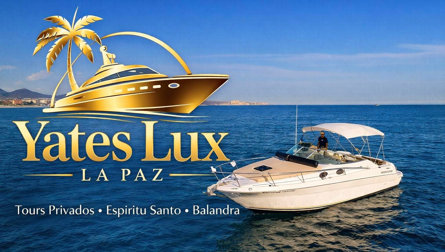 🚤✨Sea Ray Sundancer 30 pies – Tour Privado de Lujo | Isla Espíritu Santo & Balandra
